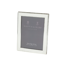 Silver 7 x 5 inch Bead Photo Frame