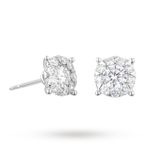 Brilliant Cut 1.37ct Solitaire Style Studs